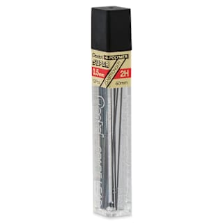 Pentel Hi-Polymer Lead Refills - 0.5 mm, Black, 2H