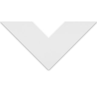 Crescent Berkeley White Core Matboard - 32" x 40", Bright White / Extreme White
