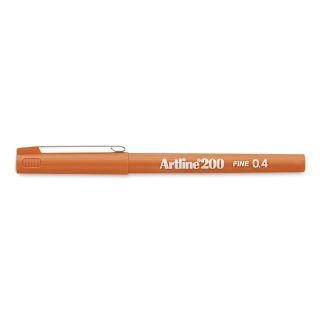 Artline 200 Writing Pen - 0.4 mm Tip, Orange