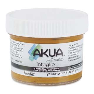Akua Intaglio Ink - Yellow Ochre, 59 ml