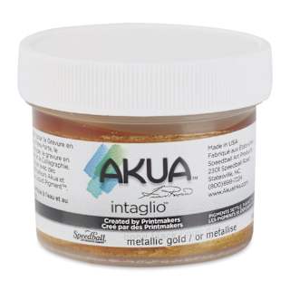 Akua Intaglio Ink - Metallic Gold, 59 ml