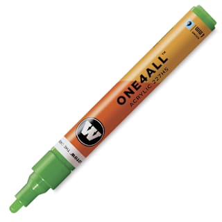 Molotow One4All Acrylic Marker - 4 mm Tip, Universes Green, Bullet Tip