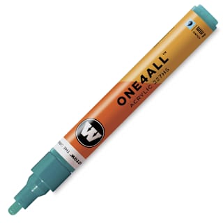Molotow One4All Acrylic Marker - 4 mm Tip, Lagoon Blue, Bullet Tip