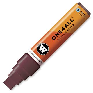 Molotow One4All Acrylic Marker - 15 mm Tip , Burgundy, Square Tip