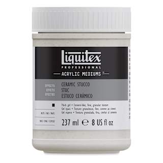 Liquitex Effects Ceramic Stucco Medium, 8 oz jar