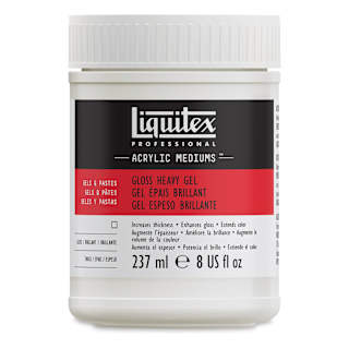 Liquitex Medium - Heavy Gel Medium, Gloss, 8 oz jar