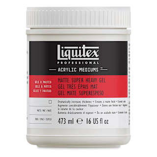 Liquitex Medium - Super Heavy Gel Medium, Matte, 16 oz jar