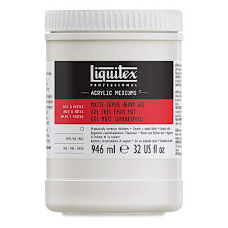 Liquitex Medium - Super Heavy Gel Medium, Matte, 32 oz jar