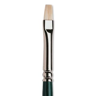 Winsor & Newton Winton Hog Bristle Brush - Bright, Long Handle, Size 1