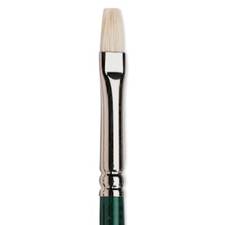 Winsor & Newton Winton Hog Bristle Brush - Bright, Long Handle, Size 3