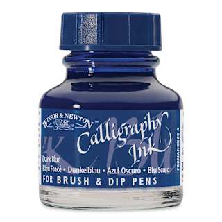 Winsor & Newton Calligraphy Ink - 30 ml, Dark Blue