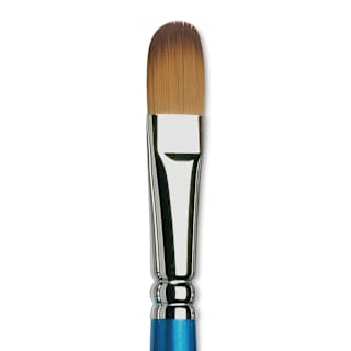 Winsor & Newton Cotman Watercolor Brush - Filbert, Short Handle, Size 1/2"