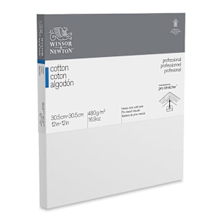Winsor & Newton Professional Cotton Canvas - 12" x 12", Traditional Profile