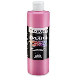 Createx Airbrush Color - 16 oz, Transparent Flamingo Pink