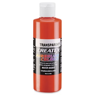 Createx Airbrush Color - 4 oz, Transparent Sunset Red