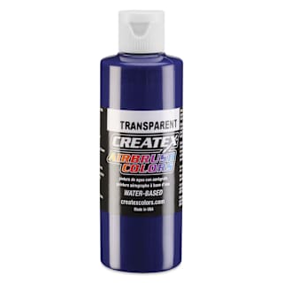 Createx Airbrush Color - 4 oz, Transparent Brite Blue