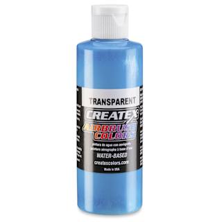 Createx Airbrush Color - 4 oz, Transparent Maui Blue