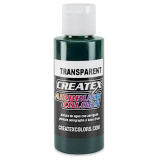 Createx Airbrush Color - 2 oz, Transparent Forest Green