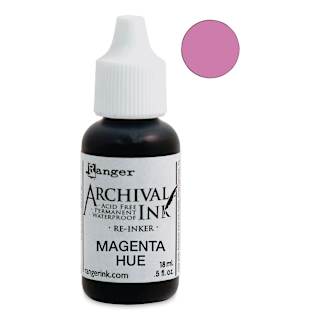 Ranger Archival Ink Pad Re-Inker - Magenta Hue
