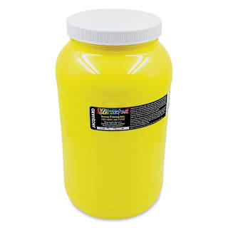 Jacquard Versatex Screen Printing Ink - Fluorescent Yellow, 128 oz jar