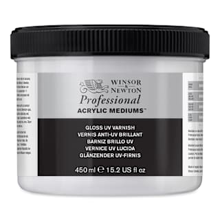 Winsor & Newton Artists' Acrylic UV Varnish - Gloss, 450 ml jar
