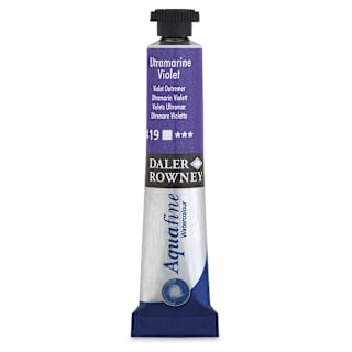 Daler-Rowney Aquafine Watercolors and Sets - Ultramarine Violet, 8 ml, Tube