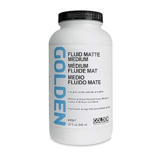 Golden Fluid Medium - Matte, 32 oz jar