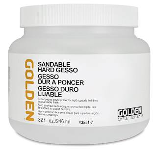Golden Sandable Hard Gesso - 32 oz jar