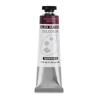 Blick Artists' Oil Color - Quinacridone Magenta, 40 ml tube