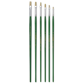 Blick Economy White Bristle Brush Set - Bright, Set of 6