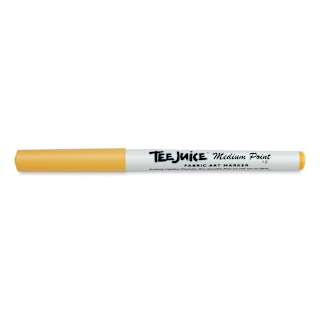 Jacquard Tee Juice Fabric Marker - Goldenrod, Medium Point, Marker
