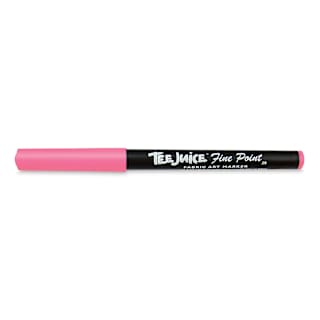 Jacquard Tee Juice Fabric Marker - Pink, Fine Point, Marker
