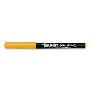 Jacquard Tee Juice Fabric Marker - Goldenrod, Fine Point, Marker