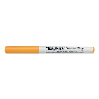 Jacquard Tee Juice Fabric Marker - Tangerine, Medium Point,  Marker