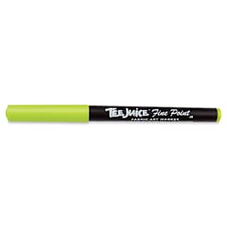 Jacquard Tee Juice Fabric Marker - Spring Green, Fine Point,  Marker