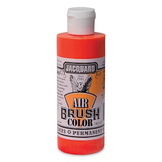 Jacquard Airbrush Paint - 4 oz, Fluorescent Orange