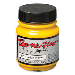 Jacquard Dye-Na-Flow Fabric Color - Golden Yellow, 2.25 oz jar
