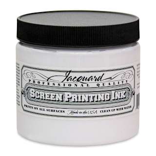 Jacquard Screen Printing Ink - Super Opaque White, 16 oz
