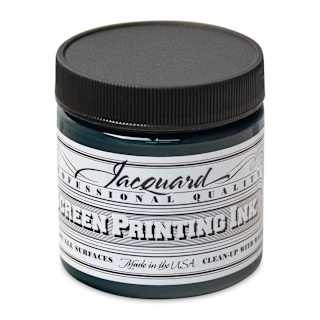 Jacquard Screen Printing Ink - Green, 4 oz