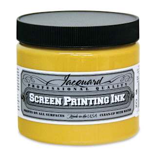 Jacquard Screen Printing Ink - Opaque Ochre, 16 oz
