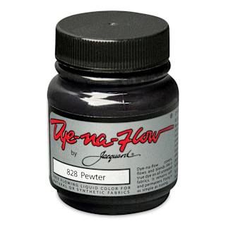 Jacquard Dye-Na-Flow Fabric Color - Pewter, 2.25 oz jar