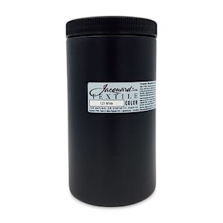 Jacquard Textile Color - White, 32 oz jar