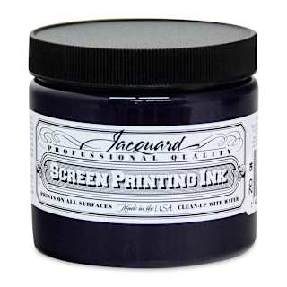 Jacquard Screen Printing Ink - Violet, 16 oz