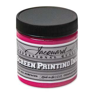 Jacquard Screen Printing Ink - Opaque Rubine, 4 oz