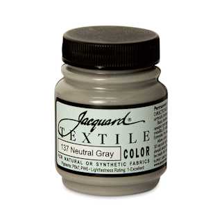 Jacquard Textile Color - Neutral Gray, 2.25 oz jar
