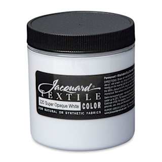 Jacquard Textile Color - Opaque White, 8 oz jar