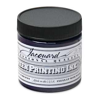 Jacquard Screen Printing Ink - Violet, 4 oz