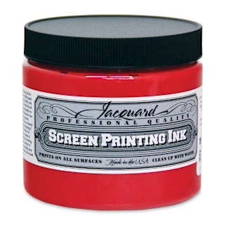 Jacquard Screen Printing Ink - Opaque Red, 16 oz