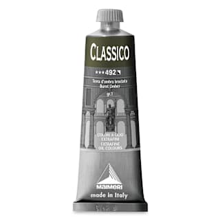 Maimeri Classico Oil Color - Burnt Umber, 60 ml tube