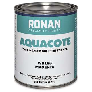 Ronan Aquacote Water-Based Acrylic Color - Magenta, Pint